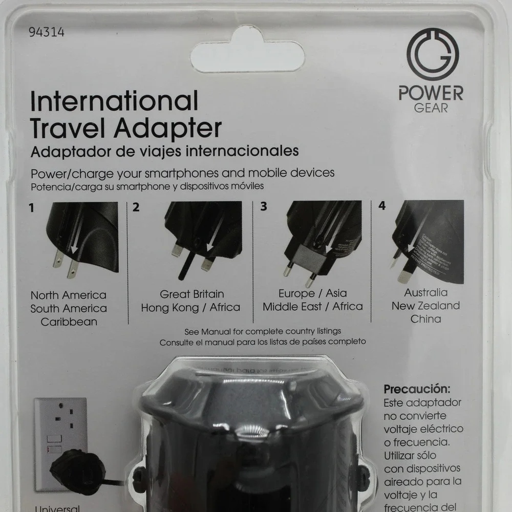Universal International‎ Travel Adapter Worldwide AC Power Plug Converter New